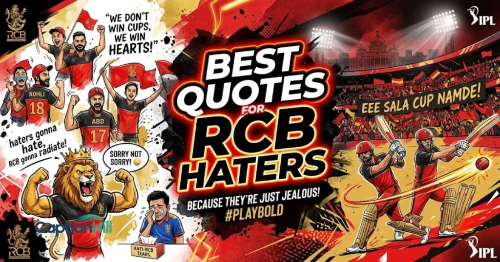 Best Quotes For Rcb Haters
