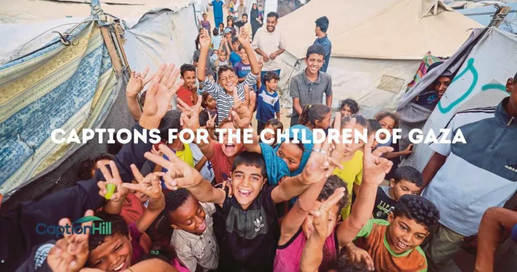Captions For The Children Of Gaza