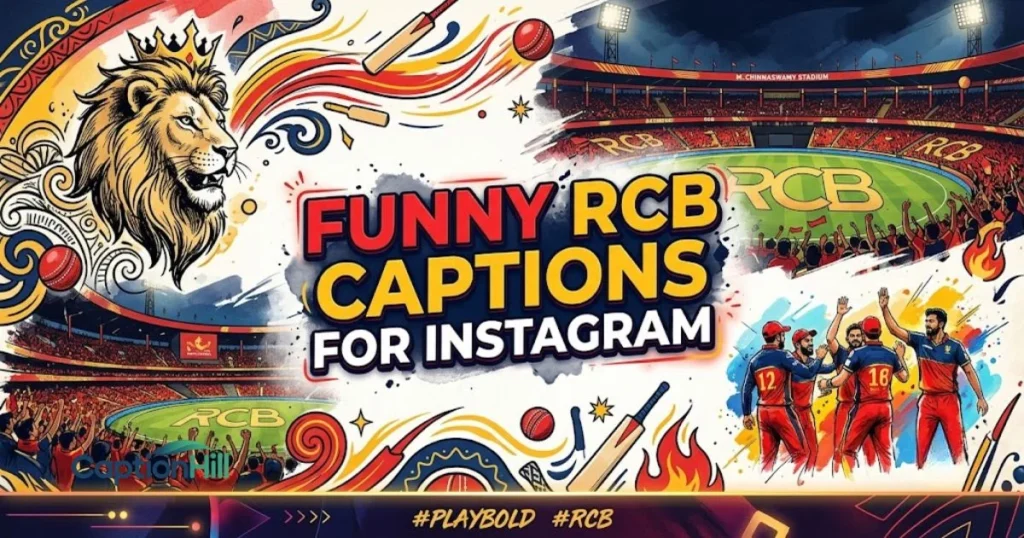 Funny Rcb Captions For Instagram