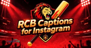 Rcb Captions For Instagram