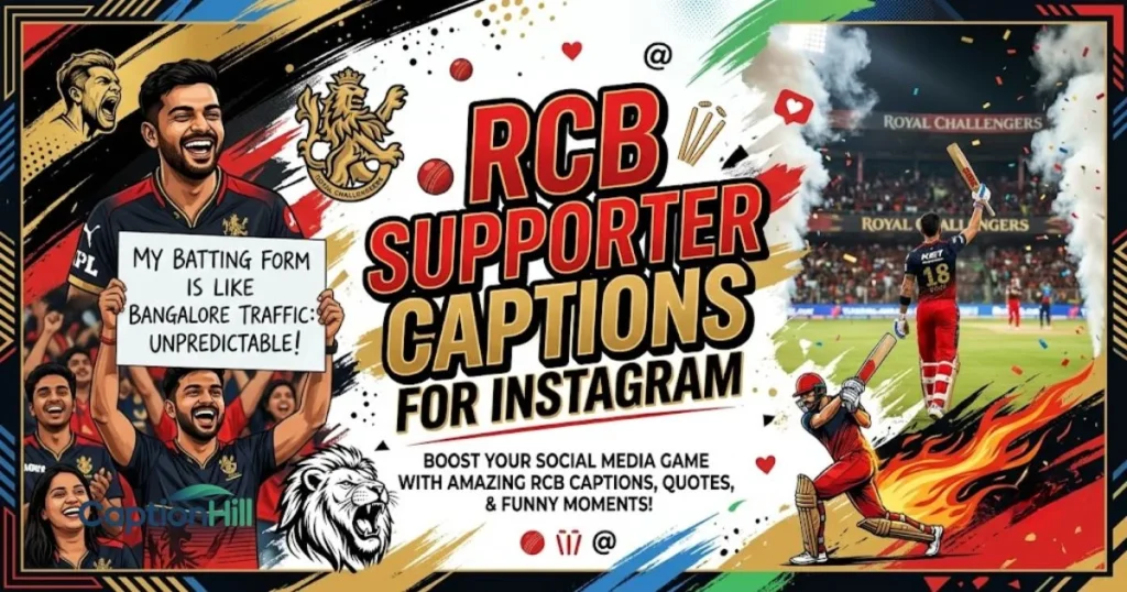 Rcb Supporter Captions For Instagram