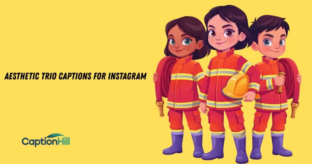 Aesthetic Trio Captions For Instagram