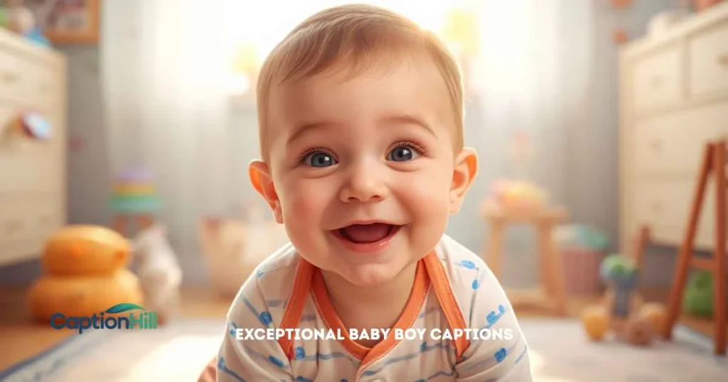 Exceptional Baby Boy Captions