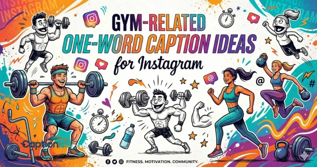 Gym Related One Word Caption Ideas For Instagram