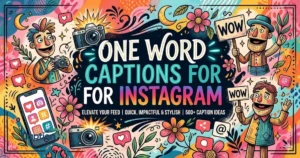 One Word Captions For Instagram