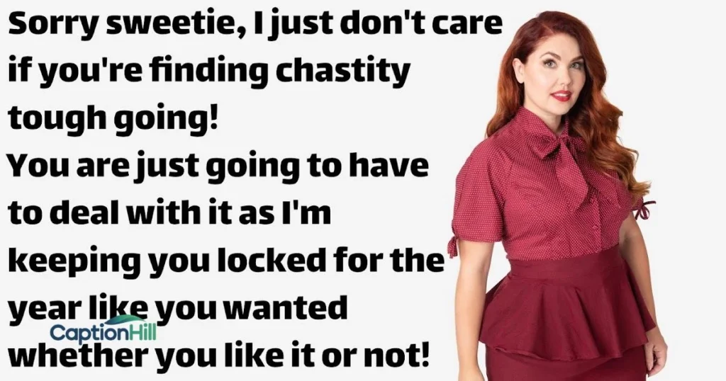 Permanent Chastity Captions