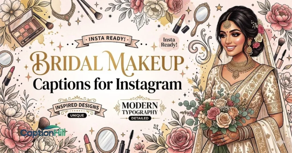 Bridal Makeup Captions For Instagram