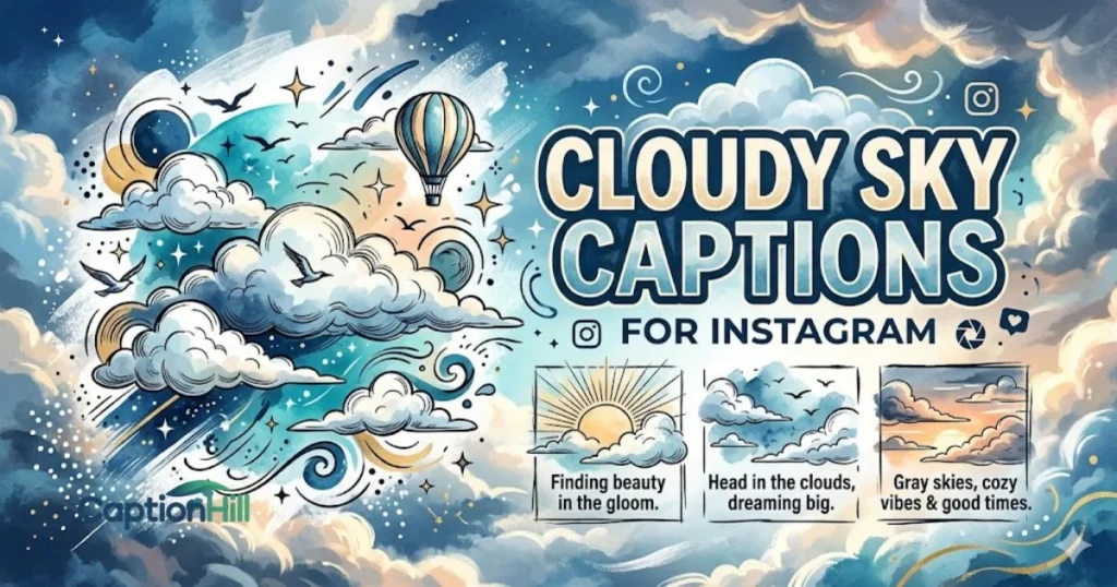 Cloudy Sky Captions For Instagram