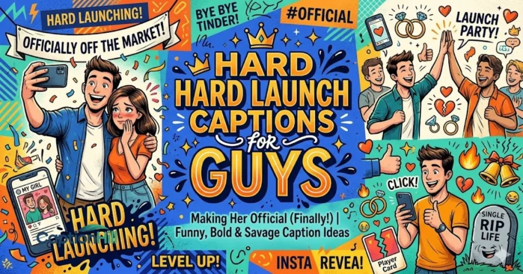 Hard Launch Captions For Guys