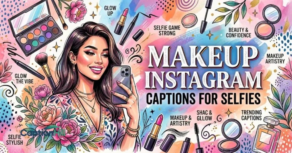 Makeup Instagram Captions For Selfies