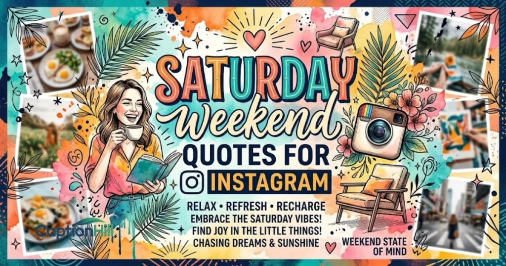 Saturday Weekend Quotes For Instagram