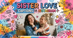 Sister Love Captions For Instagram
