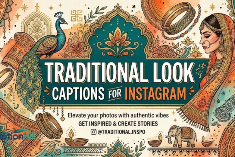 Traditional Look Captions For Instagram