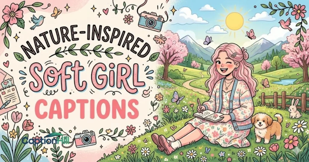 Nature Inspired Soft Girl Captions