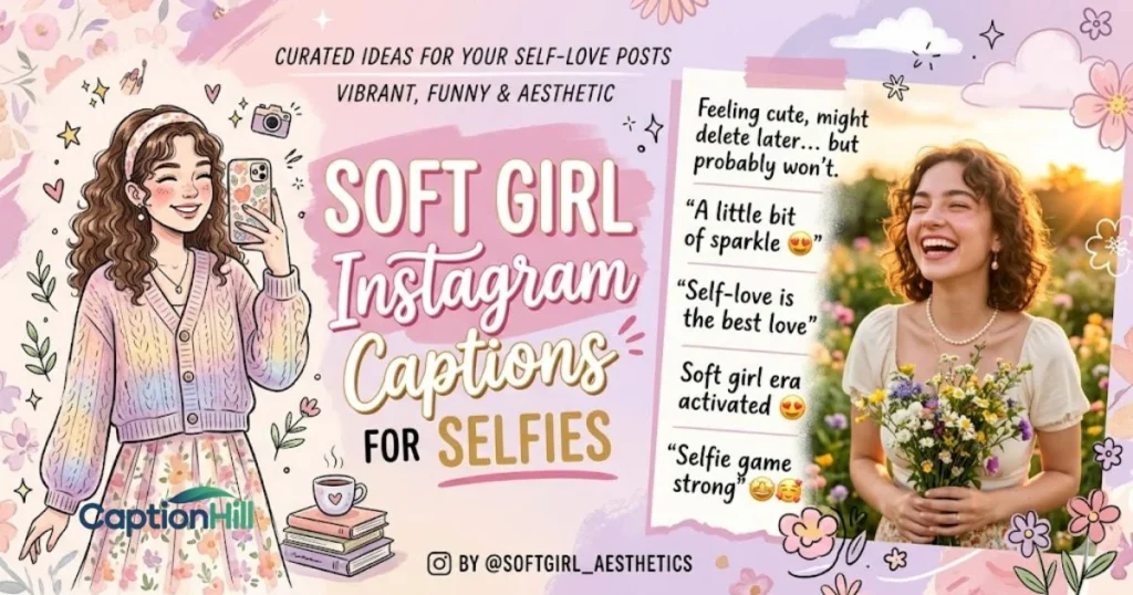 Soft Girl Instagram Captions For Selfies