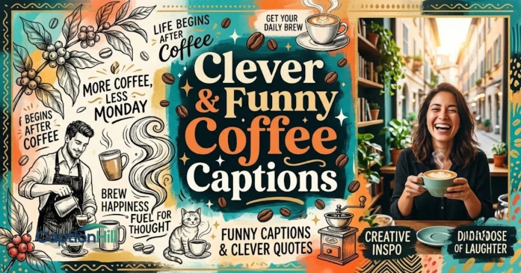 Clever And Funny Coffee Captions