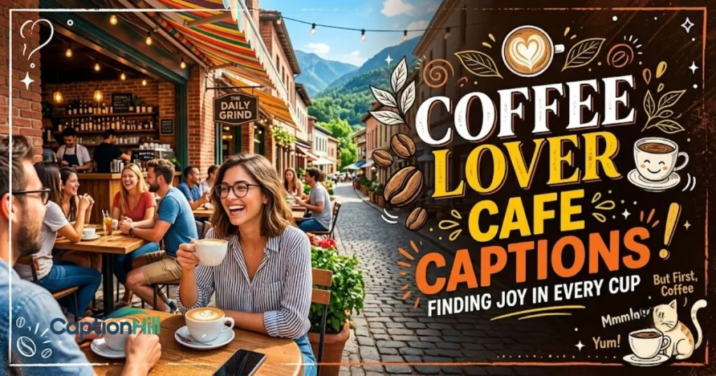 Coffee Lover Cafe Captions