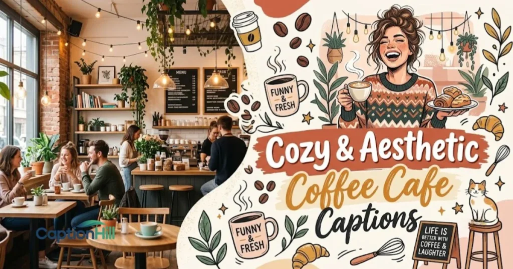 Cozy And Aesthetic Coffee Cafe Captions