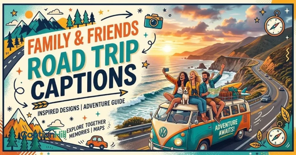 Family And Friends Road Trip Captions