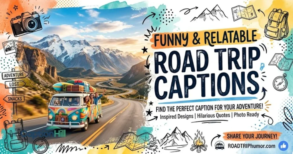 Funny And Relatable Road Trip Captions
