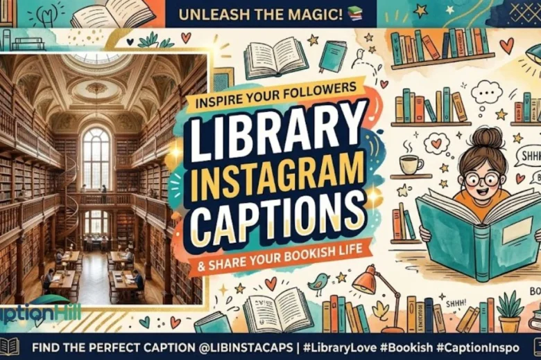Library Instagram Captions