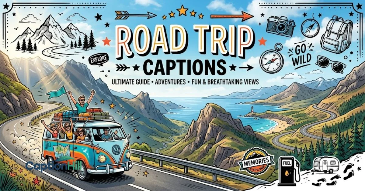 Road Trip Captions