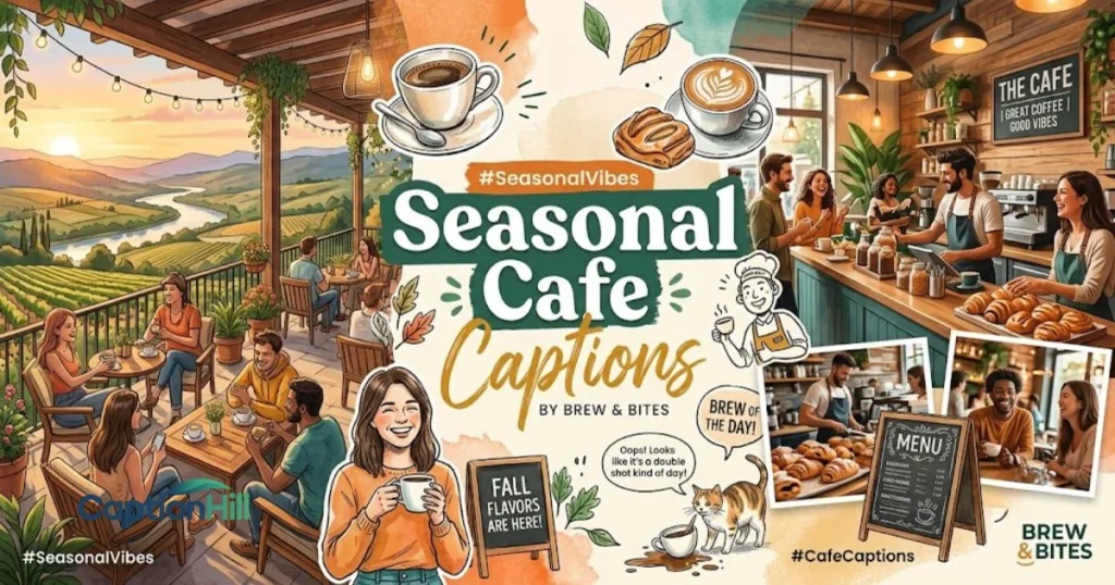 Seasonal Cafe Captions