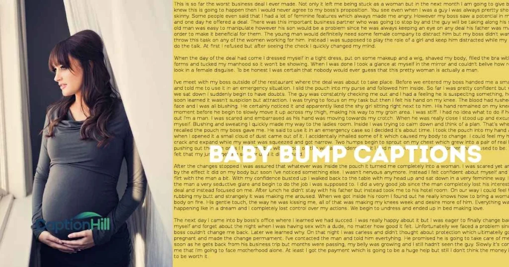 Baby Bump Captions