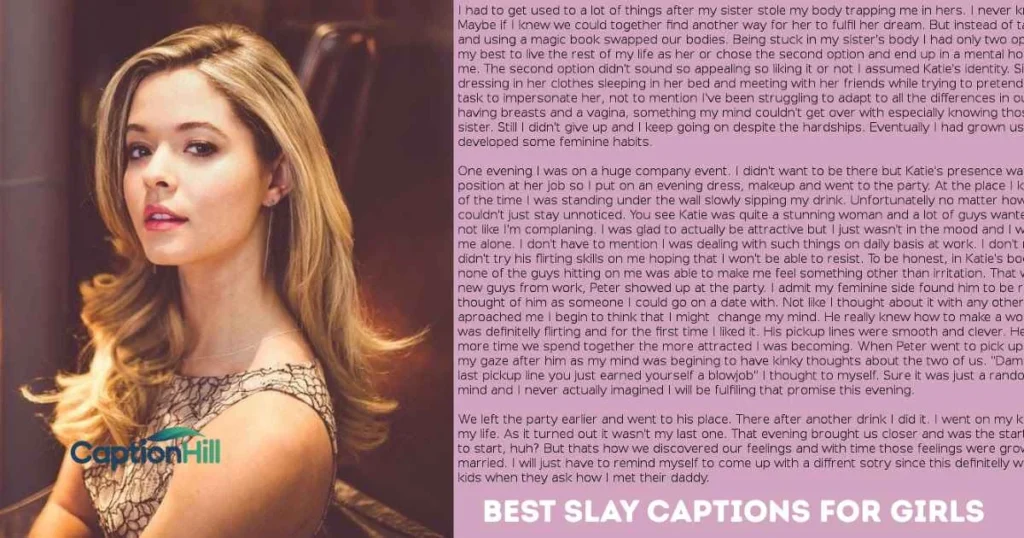 Best Slay Captions For Girls