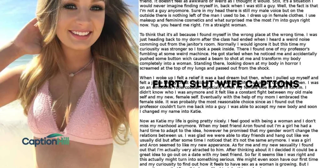 Flirty Slut Wife Captions