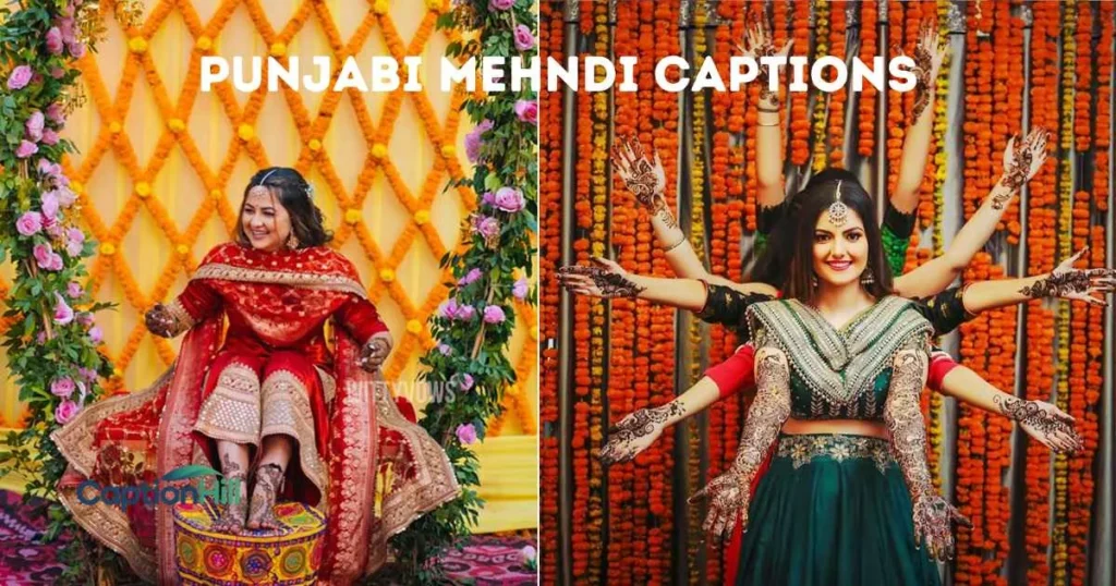 Punjabi Mehndi Captions