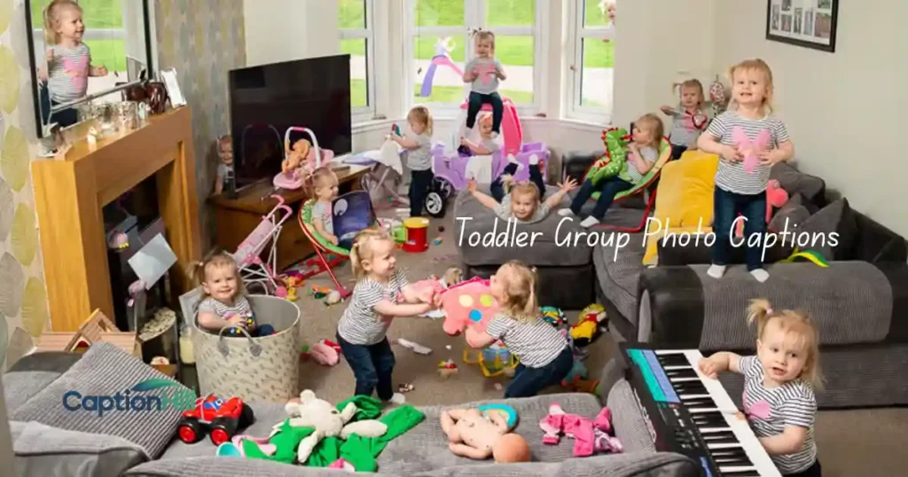 Toddler Group Photo Captions
